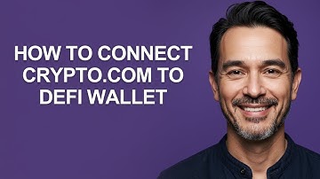 How to Connect Crypto.com to Defi Wallet - KevinHowTo