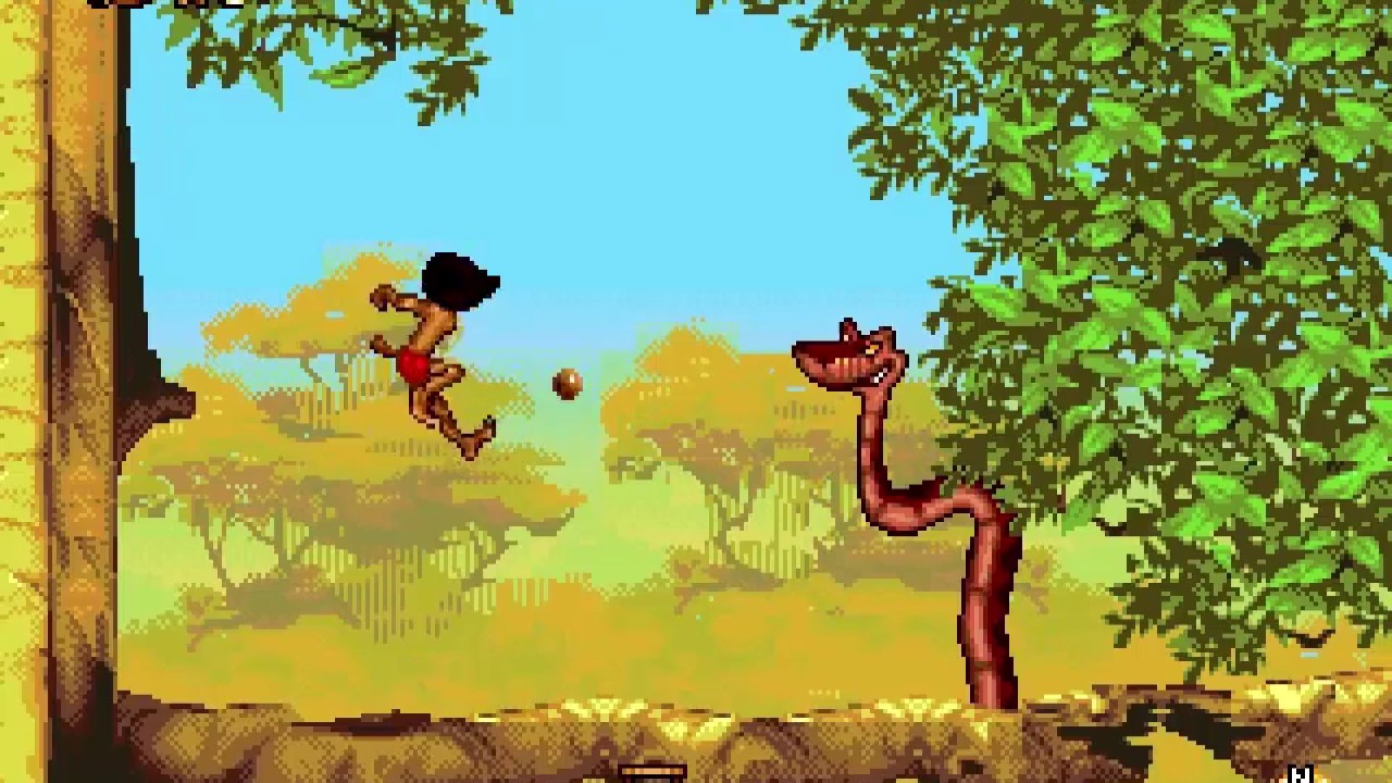 The Jungle Book (Genesis) Part 2 - The Great Tree (Sega Genesis/Megadrive)