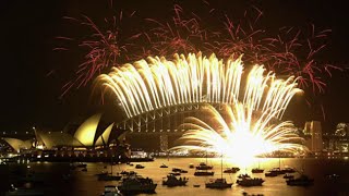 2003 Sydney New Year Fireworks 🕊 Peace