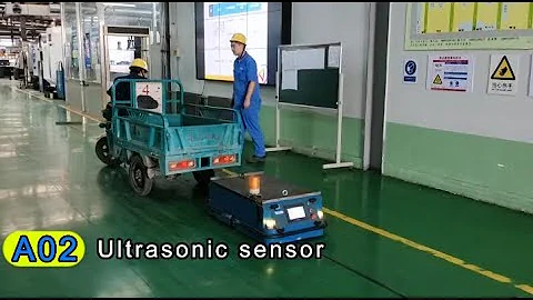 AGV obstacle avoidance demonstration video