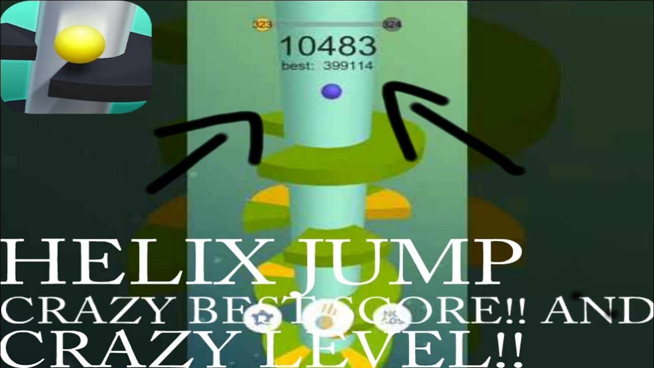 CRAZY BEST SCORE AND LEVEL IN HELIX JUMP 2018!!! YouTube