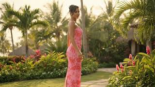 PRETTYGARDEN Women's Strapless Floral Bodycon Maxi Dress | Y2K Mesh Ruched Slit Summer Party Outfits screenshot 2