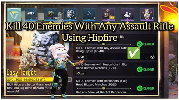 Call Of Duty Mobile Kill 40 Enemies With Any Assault Rifle Using Hipfire Task Complete