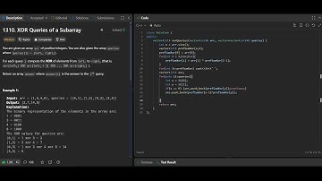 1310. XOR Queries of a Subarray | PrefXOR Array (Simple Intution) | Today