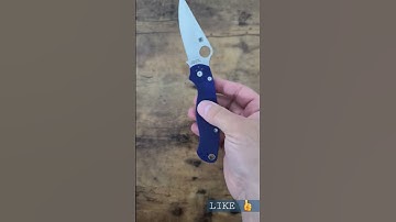 All the Different ways to open a Spyderco explained 👍