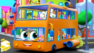 Ruedas En El Bus canción + Más Vdeo Educativo y Poema Para Bebés