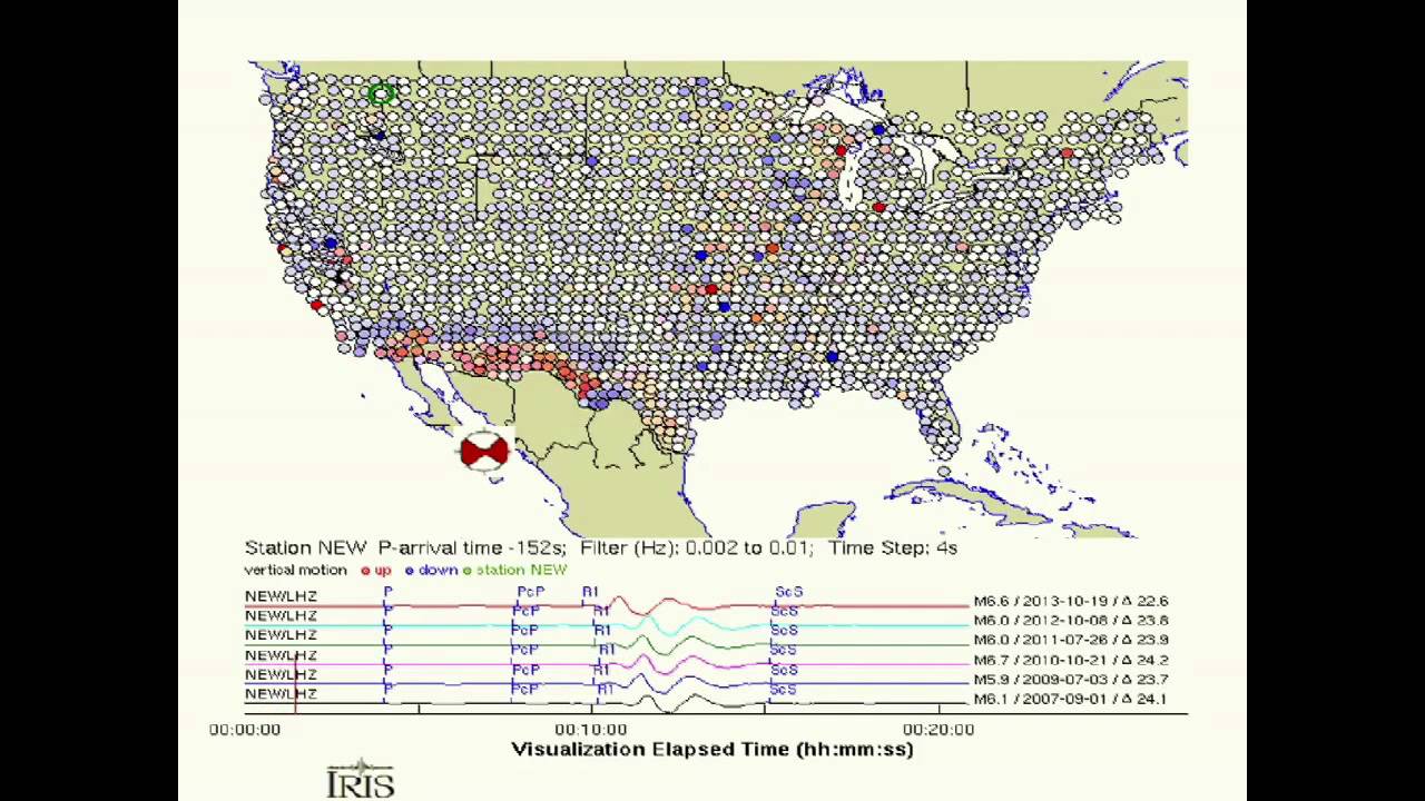 scientific calculator Earthquake Ripples Across the United States