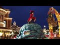 Weihnachtsumzug im Disneyland Paris im Dezember 2019