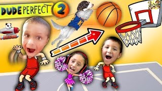 Kids Make Impossible Basketball Shot! DUDE PERFECT 2! (FGTEEV Gameplay / Skit) screenshot 4