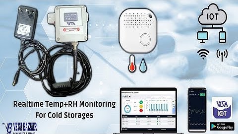 VEGA IoT Realtime Temperature and Humidity Data Logger | How to configure | How to use app