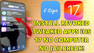 How To Install REVOKED Tweaked Apps iOS 17-17.4.1 NO COMPUTER/JAILBREAK! Sideload Esign IPAs iOS 17!