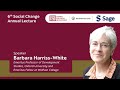 6th Social Change Annual Lecture: Gold in India’s Social Development by Barbara Harriss-White