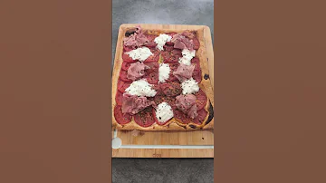 Thin Tomato Tart With Burrata And Country Ham 