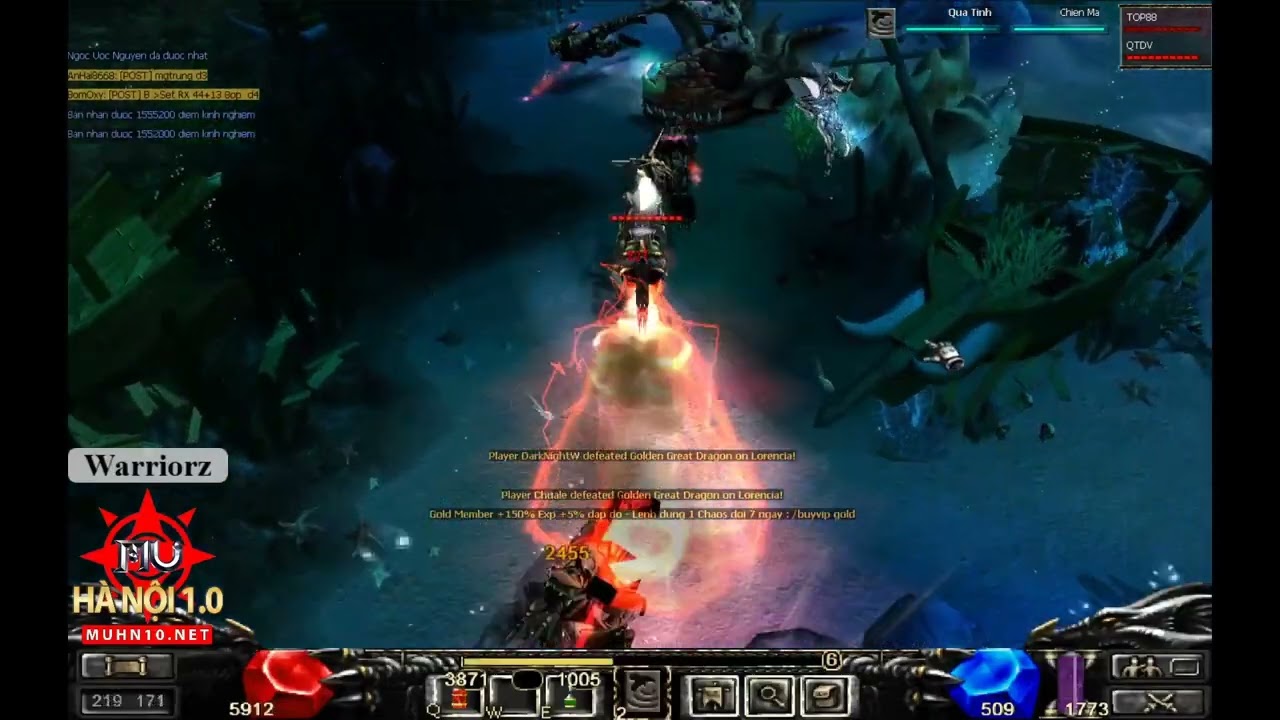 ⚔️ MU HÀ NỘI 1.0 -Huong dan AE cach kiem do EX tai muhn10 don gian danh cho AE nao moi choi