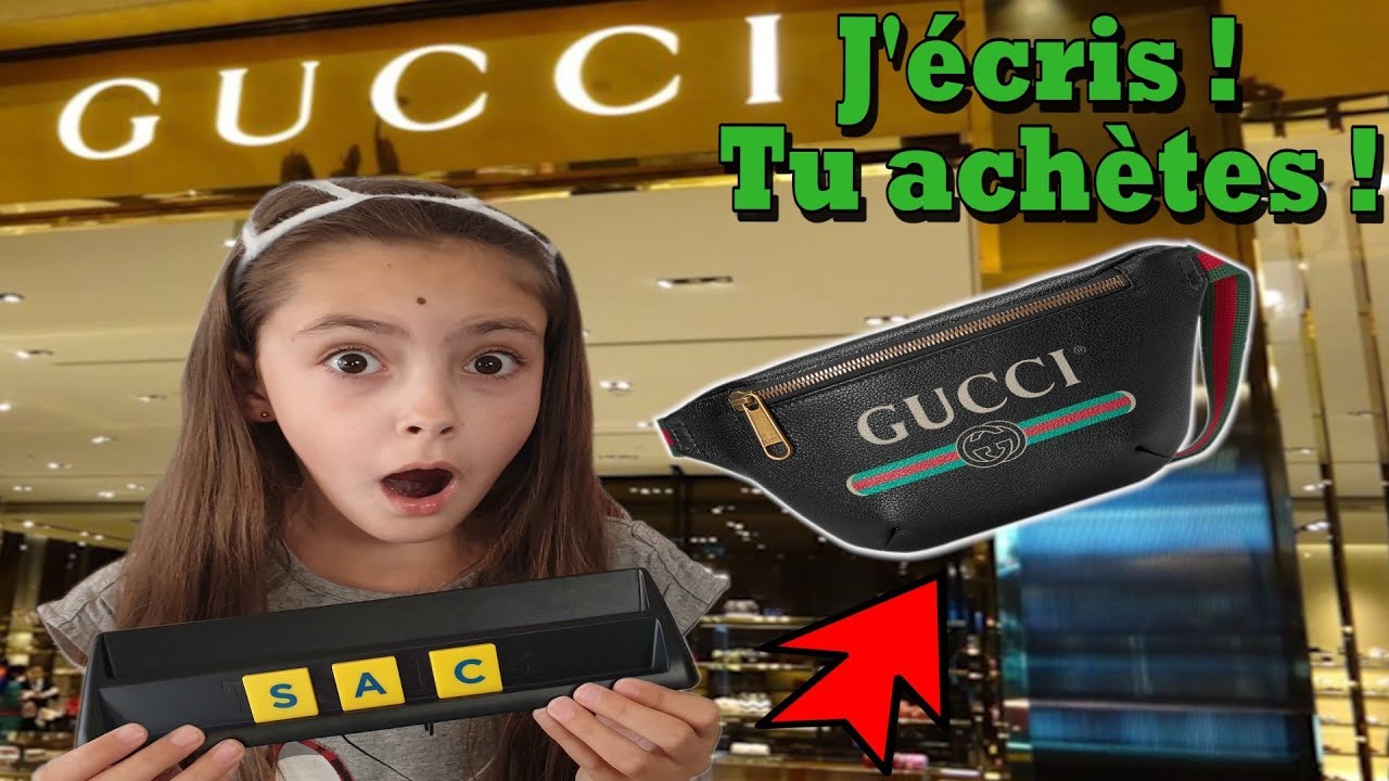 TOUT CE QUE TU ÉCRIS J'ACHÈTE CHALLENGE • I'll Buy WHATEVER You Can Spell!