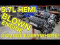 Chrysler 300C 5.7L Hemi Teardown. SINGLE CHEEK REPAIRS GALORE! Can I Salvage Anything From This?