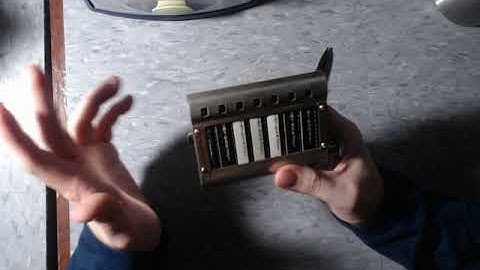 Calculator Video Review: Golden Gem Adding Machine