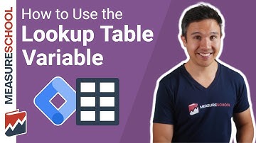 Google Tag Manager Variable Lookup Table explained - GTM Training video