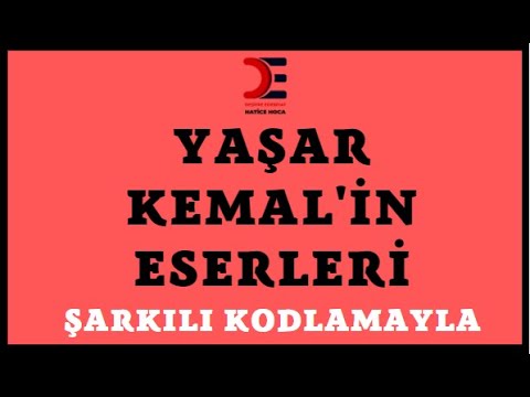 ŞARKILI ANLATIMLA 6 DAKİKADA YAŞAR KEMAL'İN 10 ESERİ