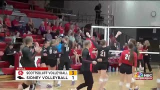 Scottsbluff vs Sidney Volleyball Highlights