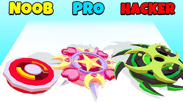 NOOB vs PRO vs HACKER - Spinner Up
