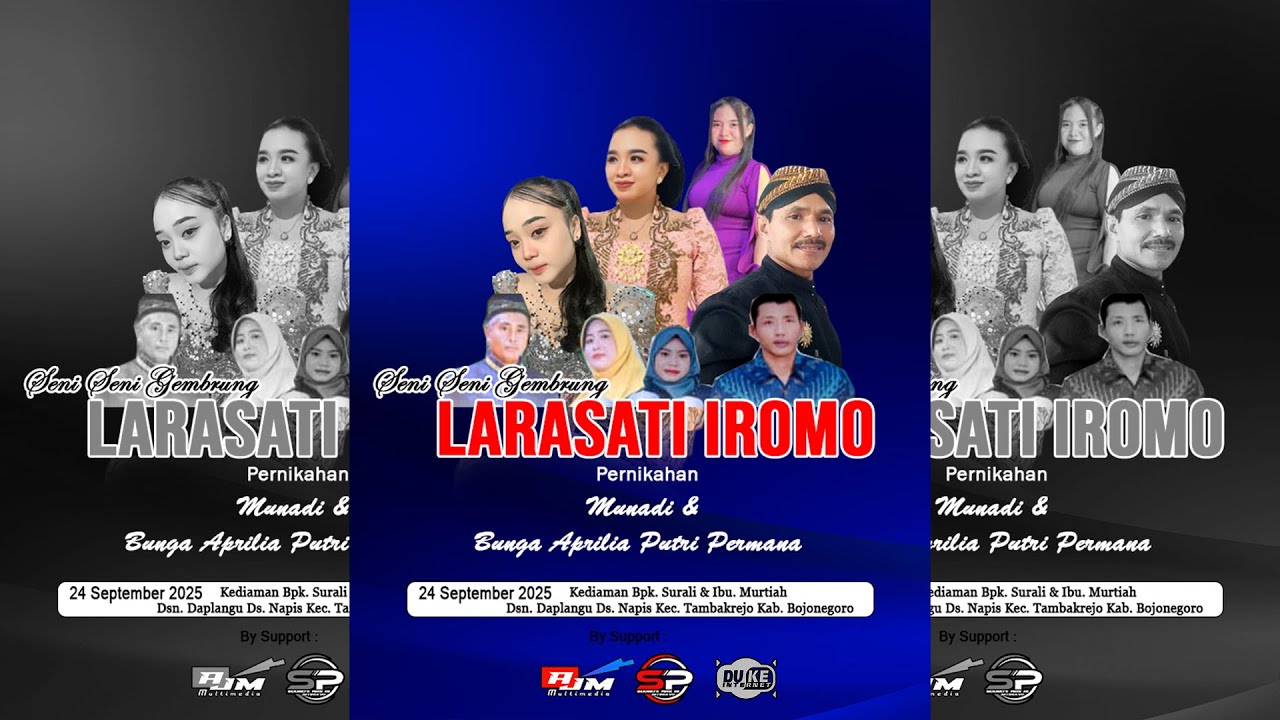 🔴Live || SENI GEMBRUNG '' LARASATI IROMO '' Pernikahan ''BUNGA & MUNADI '' Dapalngu Ds. Napis