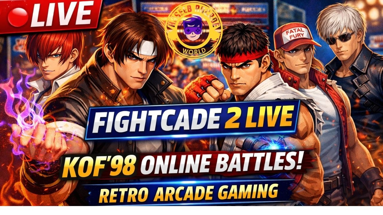 🔴Fightcade 2 Live  | Classic Arcade Battles | King of Fighters 98 9-3-2026 1080p 60fps