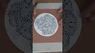 💫💥💫 Art Series #45 / Drawing Zentangle #zentanglepattern #zenart #drawing #zentangleinspired