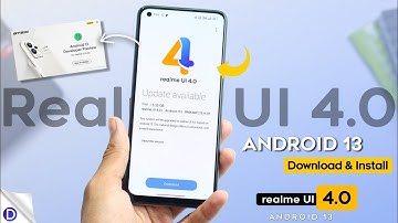 Realme Android 13 New Update | Realme UI 4.0 Devices List | Realme Android 13 Download and Install ⚡