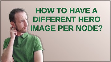 Drupal: How to have a different hero image per node?