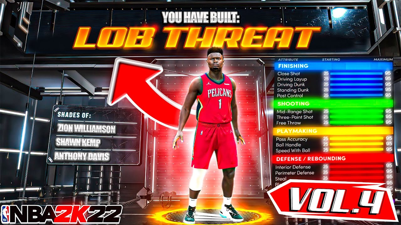 BEST LOB THREAT BUILD ON NBA 2K22 CURRENT GEN! RARE BUILD SERIES VOL. 4