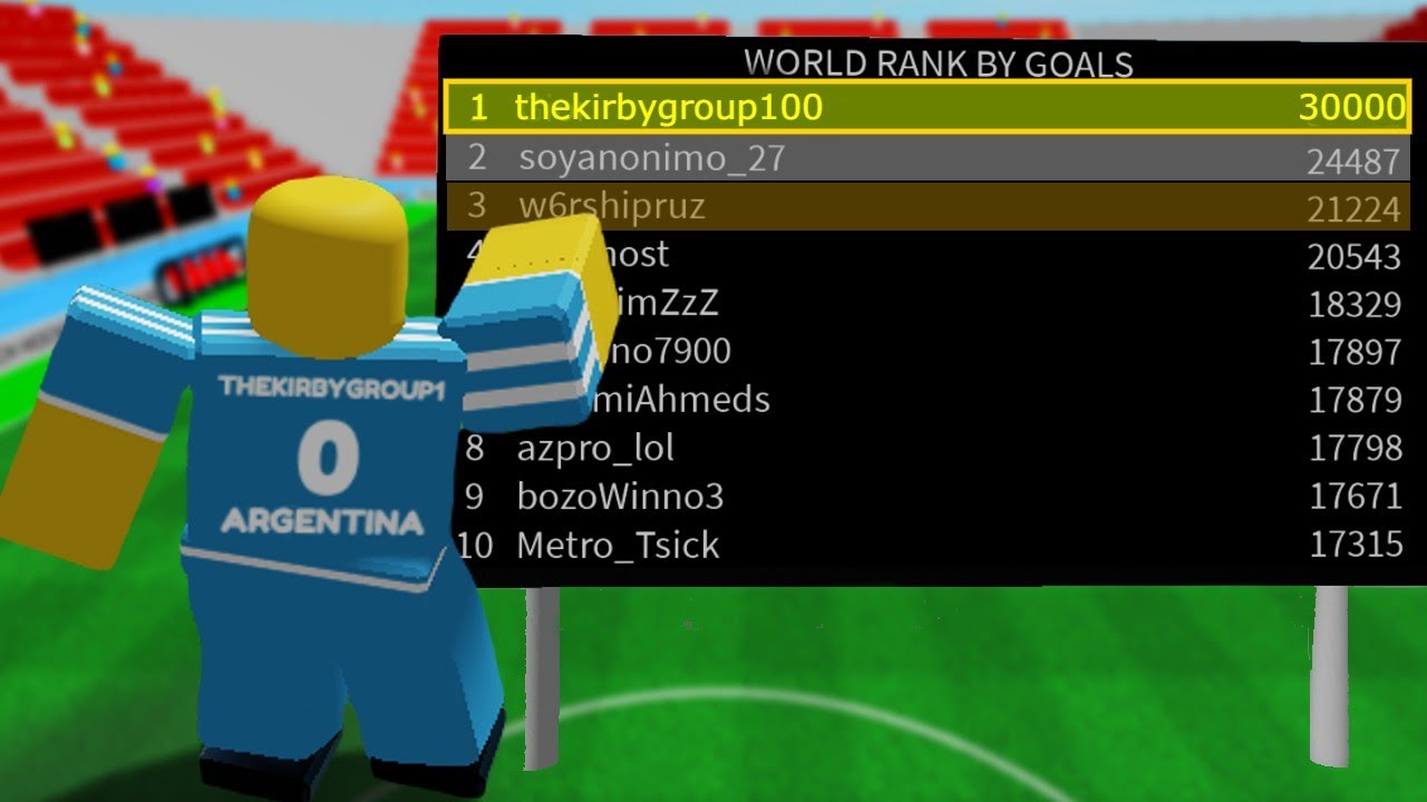I'M #1 IN THE LEADERBOARD!!! | Touch Football / Soccer Roblox - YouTube