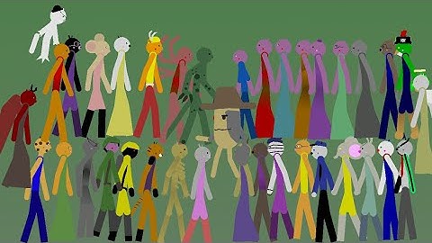 Piggy All Jumpscares and Death Scenes in Stickman