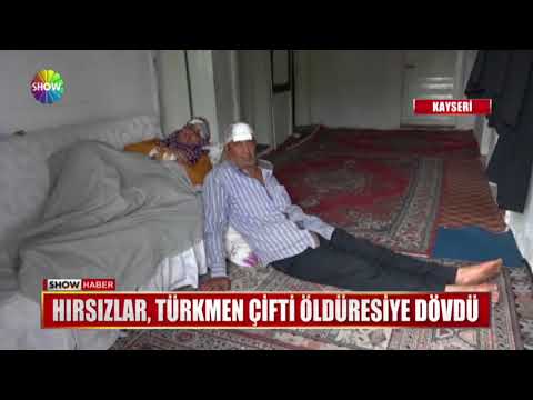 Hırsızlar, Türkmen çifti öldüresiye dövdü
