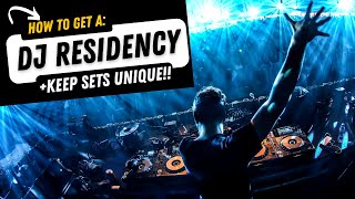 DJ Residency - how to get plus keep DJ sets unique!