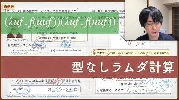 型なしラムダ計算（前半）