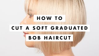 How to Cut Hair: Soft Graduated Bob Haircut - Tutorial / Lesson - MIG Training screenshot 5