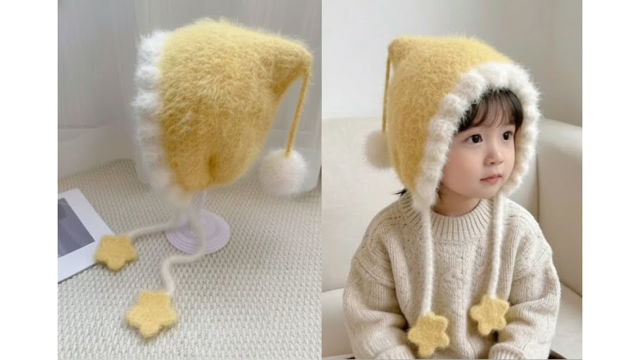 钩针小黄帽新手教程--Crochet Little Yellow Hat Beginner Tutorial