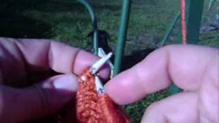 Knitting Lesson 3 - The Basic Knit Stitch