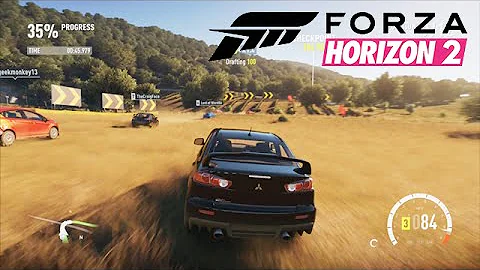 Forza Horizon 2 Gameplay (Xbox One Demo) - Cross Country Race w/ Lancer Evolution