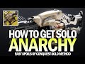 How To Get Anarchy Completely Solo & Easy Guide (Spoils of Conquest Solo) [Destiny 2 Beyond Light]