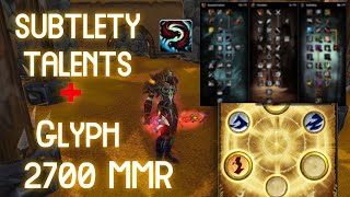 Classic WOTLK- Subtlety Rogue PvP Talents Glyphs Guide 2700 MMR Classic WOTLK- Subtlety Rogue PvP Talents Glyphs Guide 2700 MMR