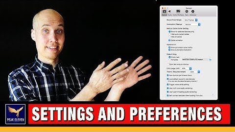 Reason 9.5 Quick Tutorial - Settings and Preferences