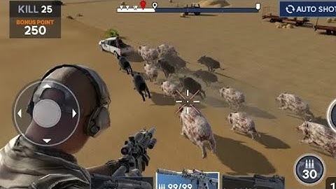 Heli Hog Hunt - Sniper Game Gameplay Walkthrough  - Mission 1 (Android, IOS) part2