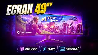 Écran 49 pouces : Je ne peux PLUS revenir en arrière (test Fox Spirit PGM491)