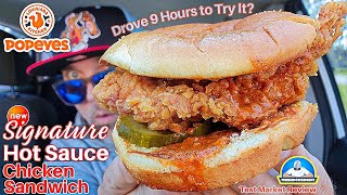 Popeyes® Signature Hot Sauce Chicken Sandwich Review!  | Test Market Review! | theendorsement