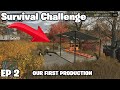 Survival Challenge OUR FIRST PRODUCTION Episode 2 | Farming Simulator 25