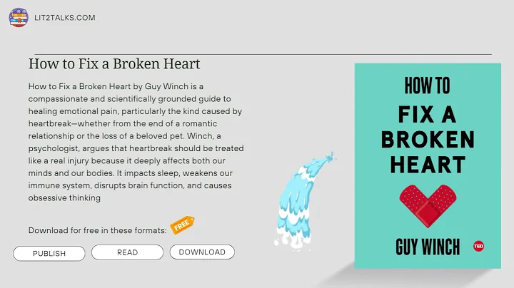 How to Fix a Broken Heart by Guy Winch | Full Audiobook | Healing, Resilience & Emotional Recovery