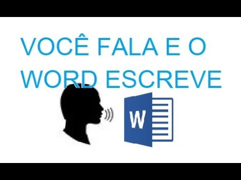 Como digitar textos no Word usando a voz 