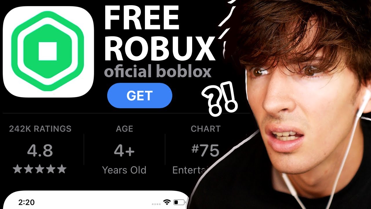 Roblox S Free Robux Mobile Apps Youtube - robux chart